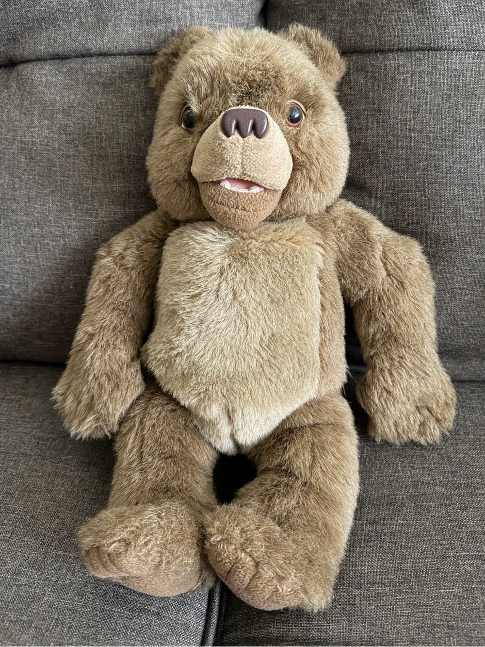 Vtg 1998 Maurice Sendak's Little Bear Talks & Laughs Plush Kidpower 16” WORKS!